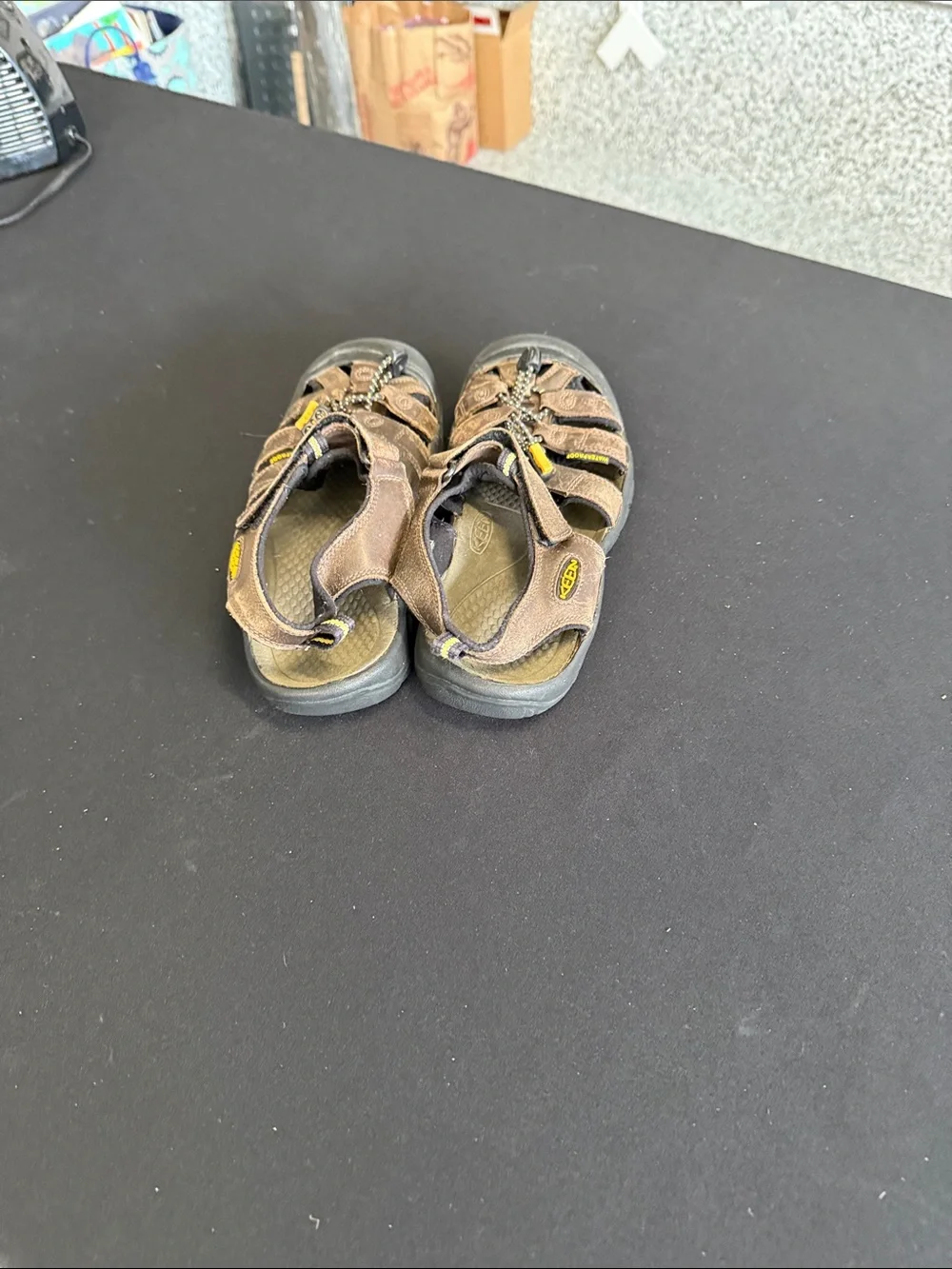 Keen Brown Kids Outdoor Sport Sandals with Black Soles